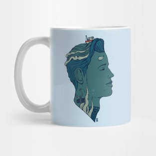 And The Deep Blue Sea Mug